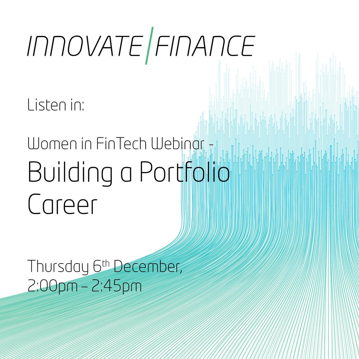 What are the realities of building a portfolio career? How does that work for women building a career in #FinTech? Listen in to our Women in FinTech webinar next Thursday as we hear the experiences from leading women in the FinTech space ow.ly/hbTJ30mKsMC