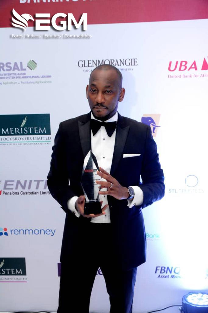 EGMarkets's tweet photo. Big-ups to the @EGMarkets team for winning "DIGITAL FINANCIAL PLATFORM OF THE YEAR" - (#CloudTrade by Eagle Global Markets), at this year's BusinessDay Nigeria "BANKING AND FINANCIAL INSTITUTIONS AWARDS -BAFI2018.
This is just the beginning.
#Winner #Teamwork https://t.co/wGsWNLQEvs