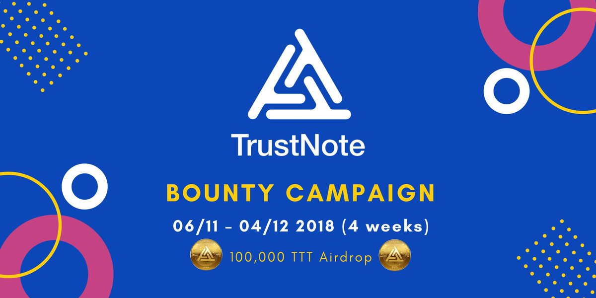 RingNetworkORG's tweet photo. Our 4 weeks #BitcoinTalk #Bounty program is still underway!
Reports for Week 3 will be due in a few hours! Hurry up and catch the last chance in Week3 from here: https://t.co/jE91icZHV9
Week-3's rewards will be distributed on November 27th!
#TTT #TrustNote2 #Mining https://t.co/vHrtwsZpn6