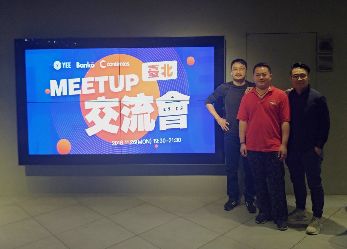YeeCoOfficial's tweet photo. Here we are,Taipei! The vibe is so great here and we can't wait to get things started. #YEE #BankoWallet #Contentos #Meetup #Blockchain #Taipei https://t.co/9TrctPjHok