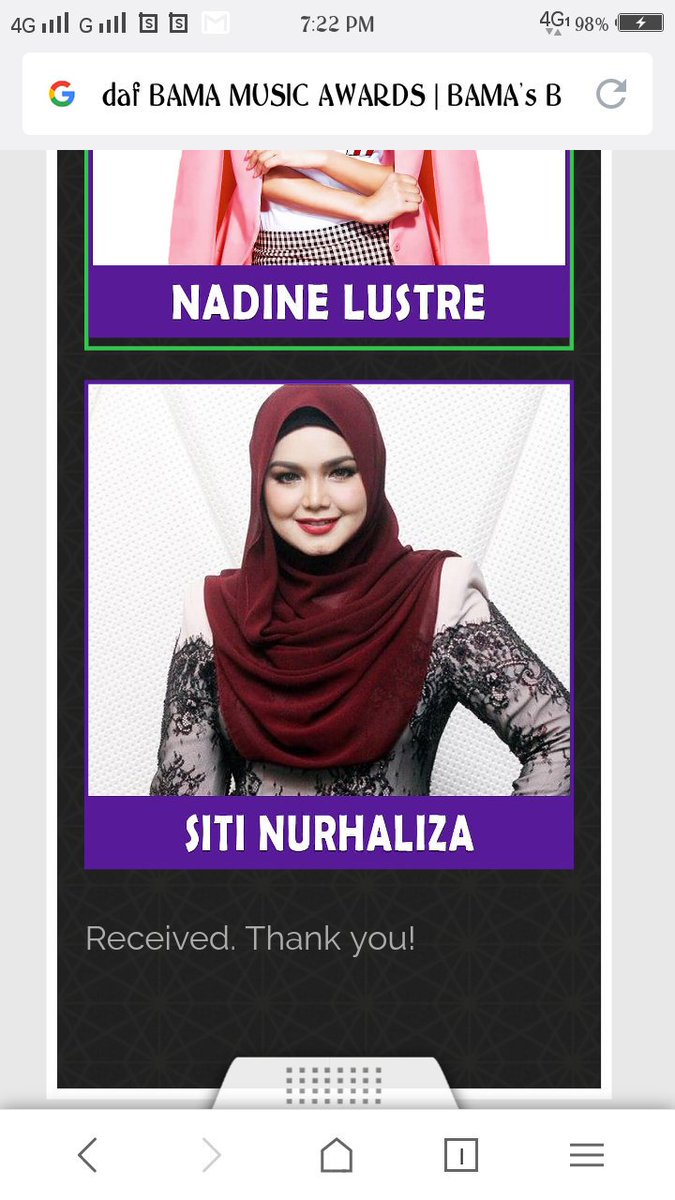 guys are you still voting for Nadine ? vote for her as BAMA'S BEST LOOK, at dafbama music awards,
