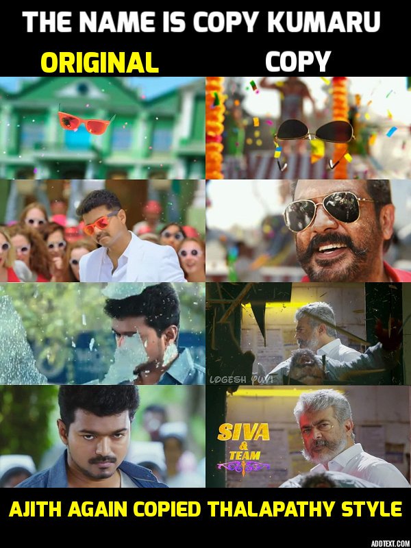 ramk8060's tweet photo. காப்பி டா காப்பி டா சொல்லிட்டு இருந்த பசங்க இப்போ அவங்களே காப்பி தான் அடிச்சி வச்சி இருக்காங்க 🤭🤭 https://t.co/kvlQxMNGN0