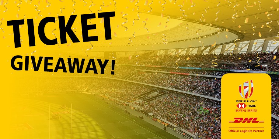 DHLAfrica's tweet photo. In the spirit of the @capetown7s we’re giving tickets every day for 7 days! So follow us this week to stand a chance to WIN! Let’s get started: Tag a friend, use #DHLRugby7s and you could WIN 2 tickets today! Ts and Cs apply: https://t.co/1ouAthWKl7 #DHLDelivers https://t.co/eYJDyj6VVS