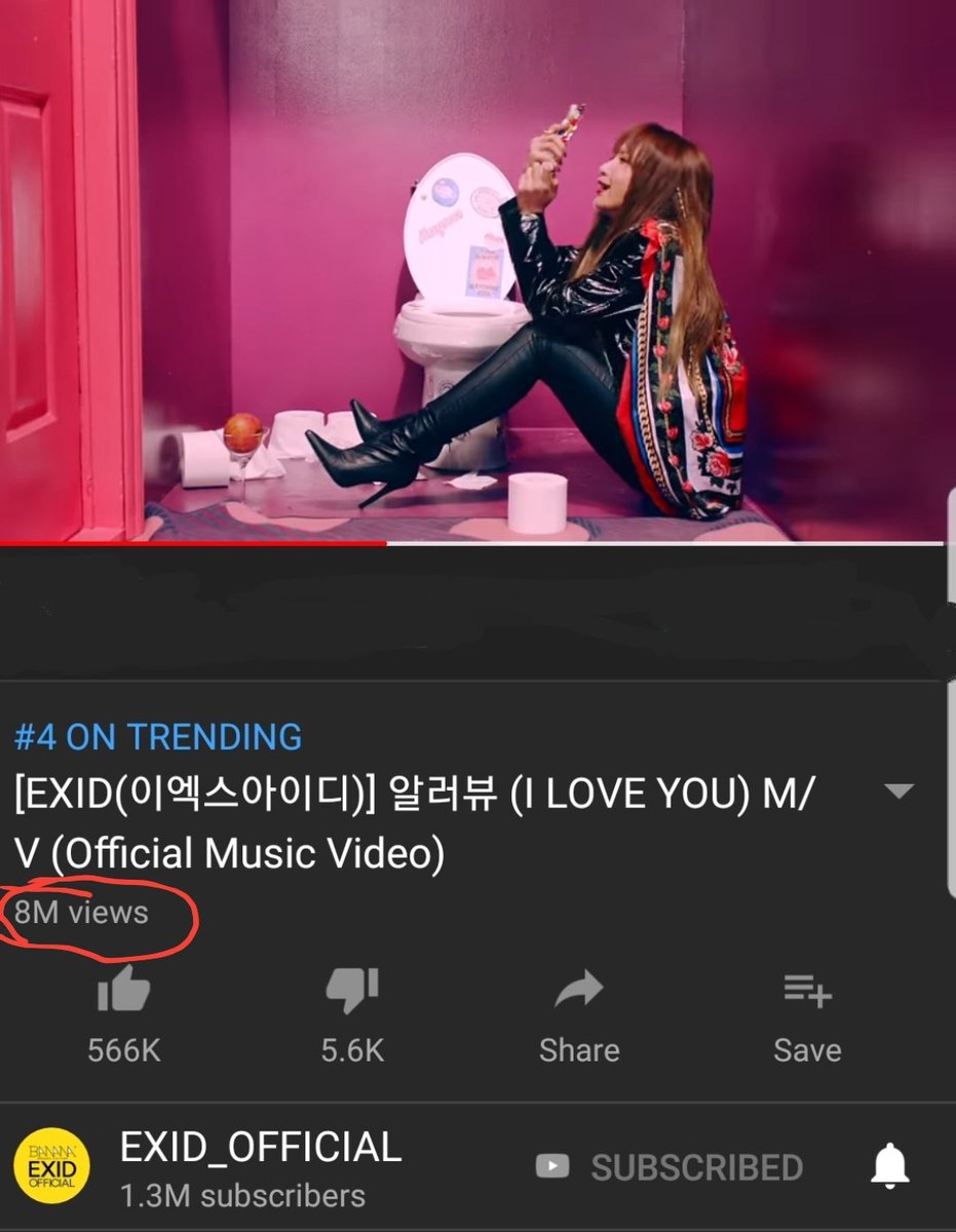projectexid's tweet photo. #ProjectEXID
We've hit 8M views! I'm not sure if the Dance Practice video was the result of hitting 8M views but if it is, does that mean hitting 10M views might get us part change?

Only one way to find out! Let's try hitting 10M views! #EXID #EXID_알러뷰 #EXID_ILOVEYOU https://t.co/snV4BHoCaa