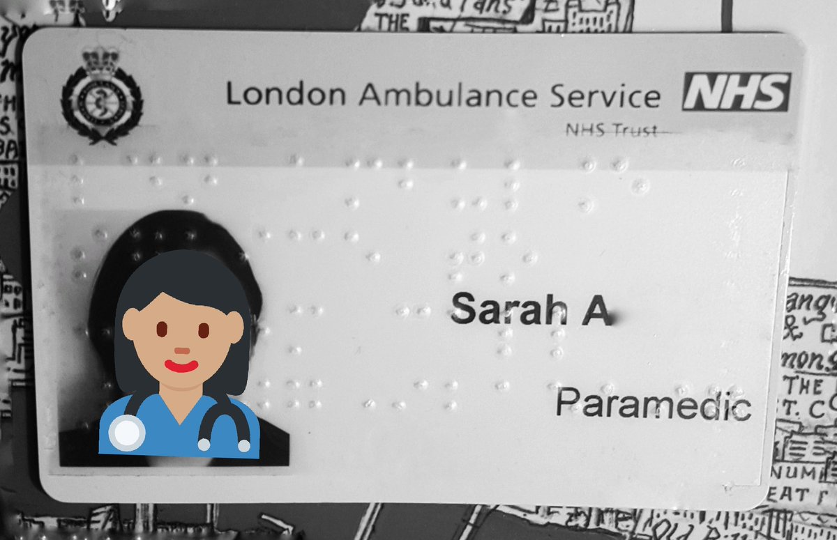 LAS_NorthWest's tweet photo. #DidYouKnow that our operational staff have Braille cards, which we can present to our blind patients? It contains a number to ring for confirmation, as well as hopefully providing reassurance, especially if presented while off duty - SA https://t.co/4sWNavU9Nj