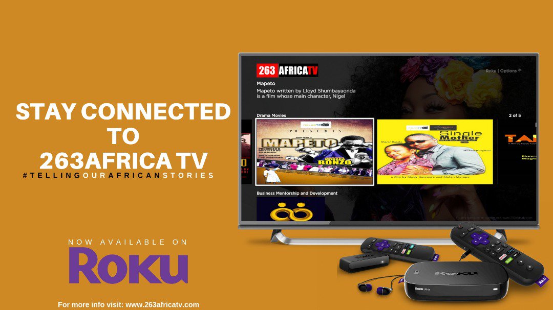 Tv263's tweet photo. We've made it...You can now watch 263Africa TV, Crossnetwork TV and Ingoma Music TV on ROKU. The worlds best and largest streaming device.

#RevealingAfrifa @Tv263 @hazeykay82 @lionessesA @NedbankZimbabwe @AfricanDNetwork @NewAfricatv_swa https://t.co/aHgRFpNUU4
