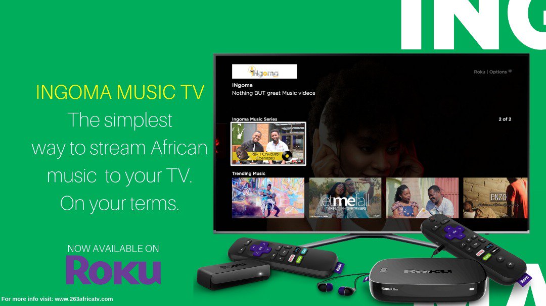 Tv263's tweet photo. We've made it...You can now watch 263Africa TV, Crossnetwork TV and Ingoma Music TV on ROKU. The worlds best and largest streaming device.

#RevealingAfrifa @Tv263 @hazeykay82 @lionessesA @NedbankZimbabwe @AfricanDNetwork @NewAfricatv_swa https://t.co/aHgRFpNUU4