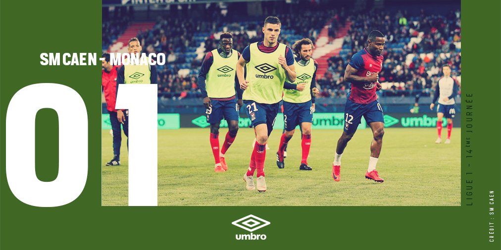 UmbroFrance's tweet photo. Nouveau malheureux coup d'arrêt face à Monaco pour notre @SMCaen ce week-end.
Mais ne baissons pas les bras pour revenir plus fort 💪
Rendez-vous Samedi soir à Angers pour #SCOSMC ⚽️
#SMCASM #TeamSMC #TeamUmbro https://t.co/ZDTHnrbpq0