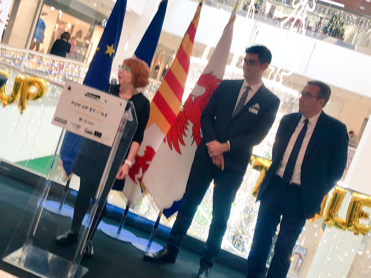 Inauguration officielle du #PopUpEtoile bureau @InitiativeNca