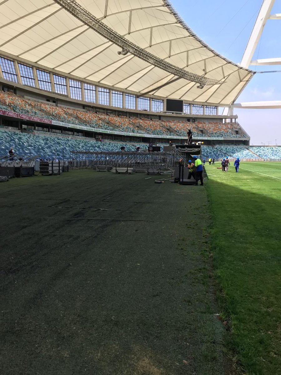 casspernyovest's tweet photo. A kid from Montshiwa Township in Mafikeng is building a world class stage in Durban that takes 4/5 days to build. We started all of this with a Club show at The sands which 20 people attended &amp; 8 years laters I am performing 2 a sold out crowd. #FillUpMosesMabhida this Saturday!! https://t.co/CYo4h2s9lA