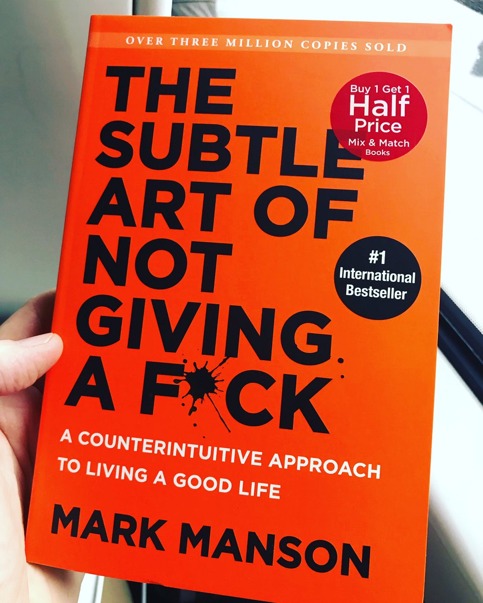 stusmithdotcom's tweet photo. My next read 🤓 #commuterreading #mustreadmore #markmanson #thesubtleartofnotgivingafuck #zerofucks https://t.co/eW3PZc5eLW