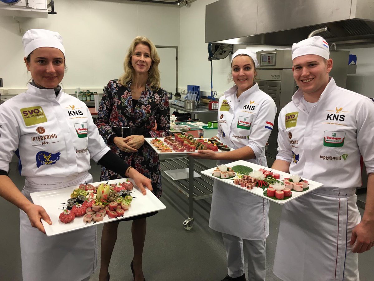 Dylan van Leeuwen, Josja Haagsma en Tessa Moerland zijn onze vertegenwoordigers bij de International Young Butchers’ Competition 2019 in Frankfurt. Vakmanschap is Meesterschap. <a href="/svo_opleidingen/">SVOvakopleiding food</a>