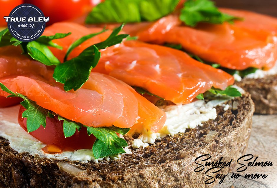truebleu3's tweet photo. Taste the most delectable, smoky, melt in your mouth salmon you will ever have. Just couple it with Brioche and you're done with a satisfying breakfast. Join us at TrueBleu, HSR layout, Bangalore.
#TrueBleu #Restocafe #Bangalore #Breakfast #Foodies #Salmon #Nutrition #yummy https://t.co/hzVGbWdvag