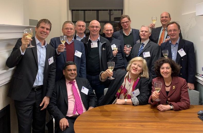 LBS_Alumni's tweet photo. During the Sloan 50th Anniversary celebration last week, members of the Sloan 2000 class visited the room they named in memory of their classmate Patrick Cullinan. Thank you to Sloan 2000 and all donors who made Sammy Ofer Centre possible #celebration #alumni https://t.co/9pCAMbnYgw