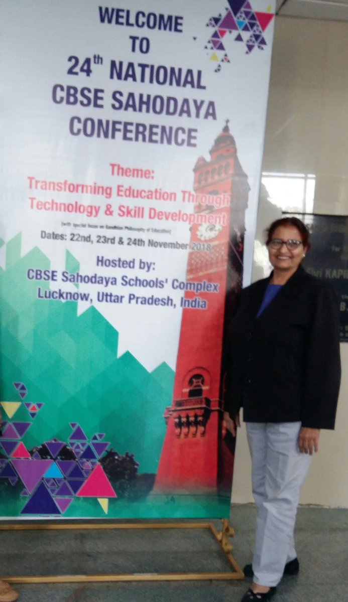 Event:24th NationalAnnual CBSE SahodayaConference,Lucknow

Dates:22nd-24th Nov

Attended by:Pan India Principals

Theme:Technology A Catalyst 4 EnhancedLearning.

CaseStudy:KamlaNehruPublicSch Phagwara,India  

Presented by:ParamjeetKaurDhillon Principal

Applauses! Humbled! 😋