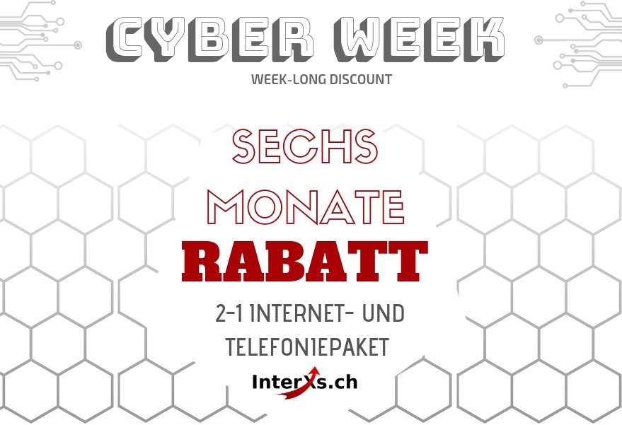 Interxs_ch's tweet photo. Aufgrund des erfolgreichen Black Friday-Wochenendes haben wir unseren Rabatt um eine weitere Woche verlängert. 

Sie erhalten einen Rabatt von sechs Monaten für jedes 2-1-Paket (außer 2-1 Basic). #sechsmonaten #rabatt #CyberMonday #CyberSale #internet #DSL #glasfaserverbindung https://t.co/XA47qxmsSi
