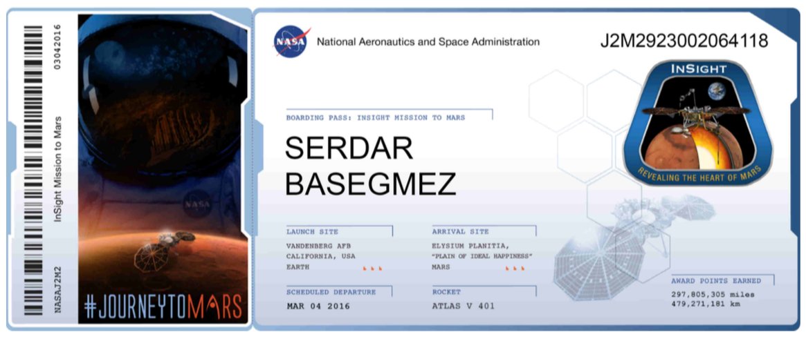 sbasegmez's tweet photo. Ya bizim bi bilet işi vardı, akşam iniyormuş teyyare? ;-)

Insight’ın Mars'a inişini @FutureScienceT ile izlemek isteyenler akşam İstanbul Aydın Üniversitesi’ne gidebilir! Kayıt için: https://t.co/SJy8ybpMqr https://t.co/I3i58fvX6g