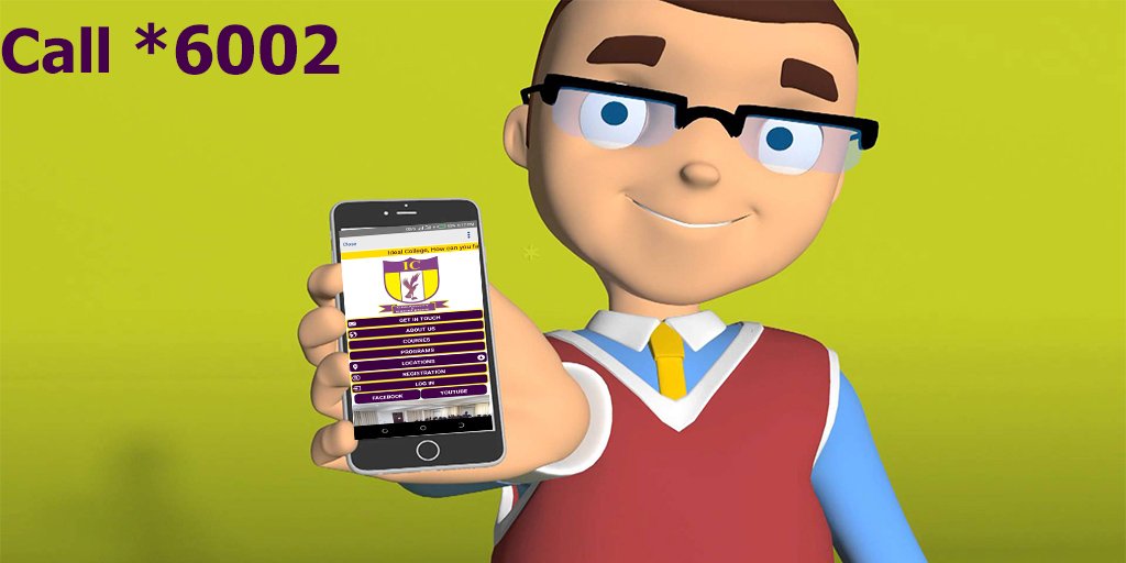 starphoneghana's tweet photo. This is ideal College.

 Ideal College is a smart school. Be like Ideal College and get a Star Number. Call Ideal College on Star Number *6002

Ideal College, How can you fail. #StarNumber #StarPhone #MondayMotivation #CitiCBS #CyberMonday https://t.co/vD1konfotm