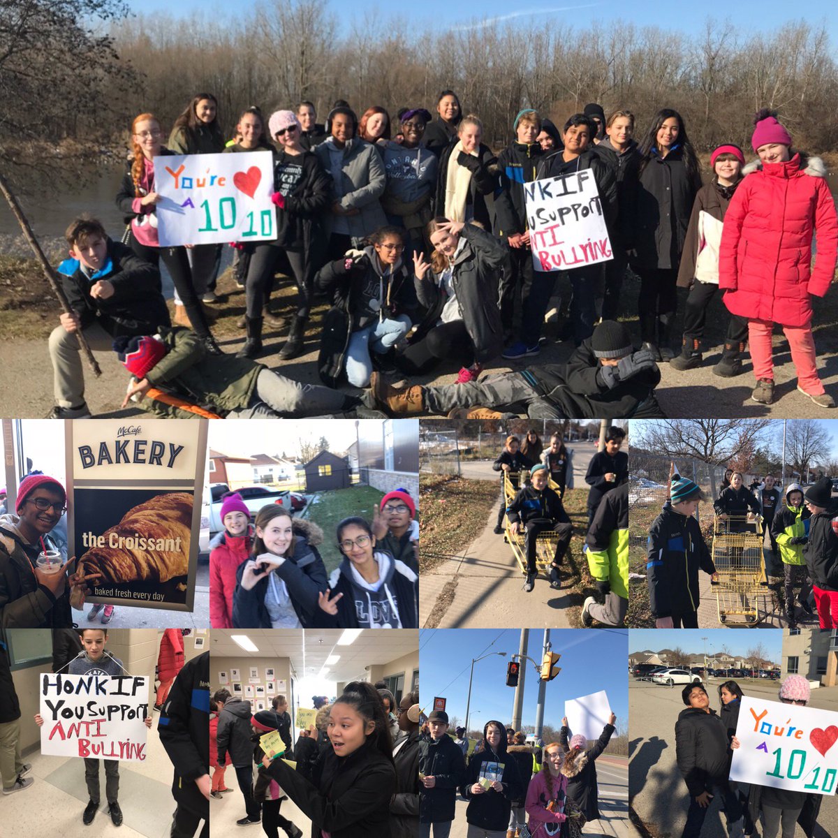 PrincipalMsB_'s tweet photo. Random Acts of Kindness around the Brantford community  #MotivationalMonday #AntiBullyingiseveryweek #canwehelpyouwiththat #honkifyousupport @RyersonHeights @GEDSB #wellness #community https://t.co/8BmVBlnnhj