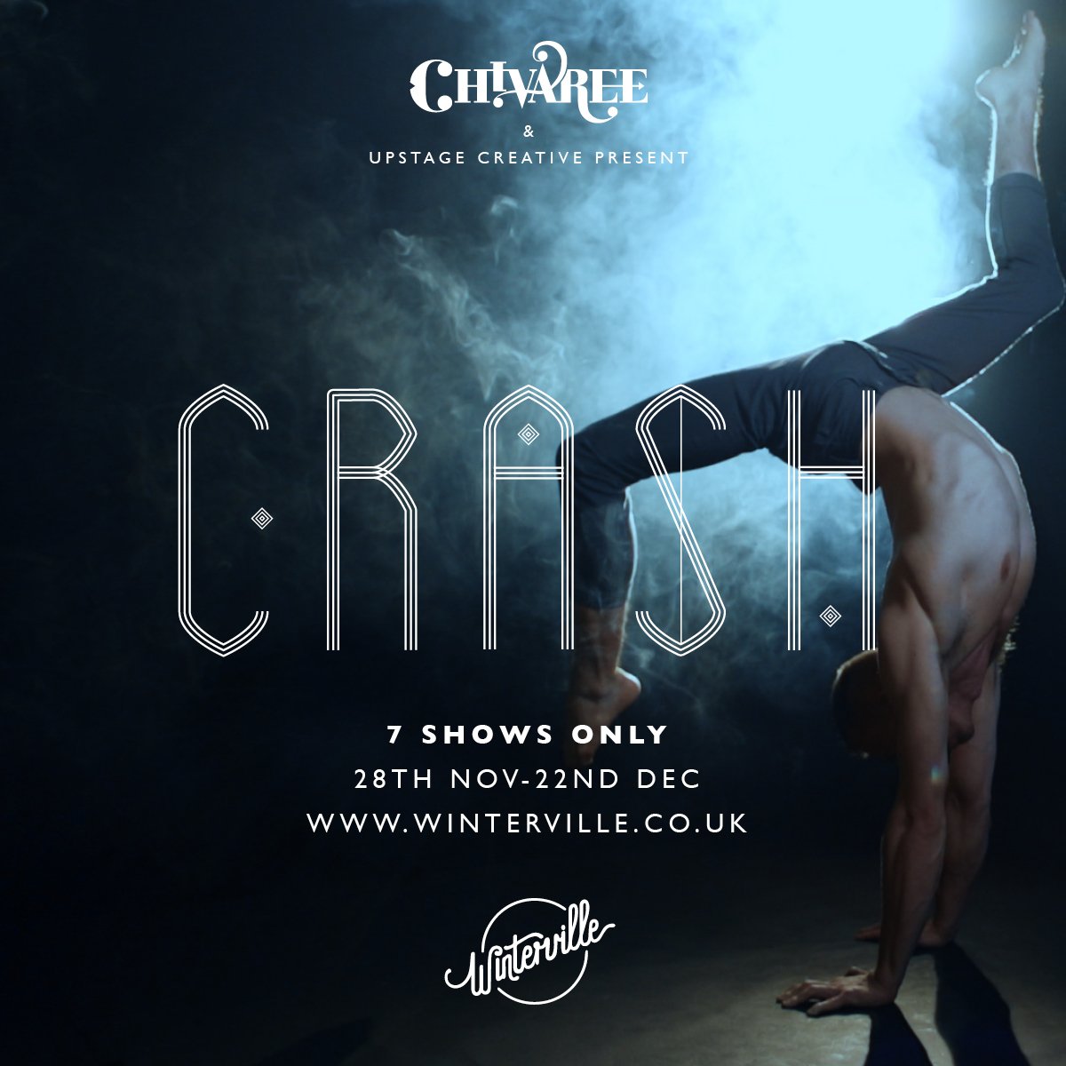 Will you dare to enter that shadows and embrace the twilight?

Just 2 days till CRASH

<a href="/WintervilleLDN/">Winterville</a> <a href="/UpstageCr/">Upstage Creative</a> bit.ly/2yQ3hKD