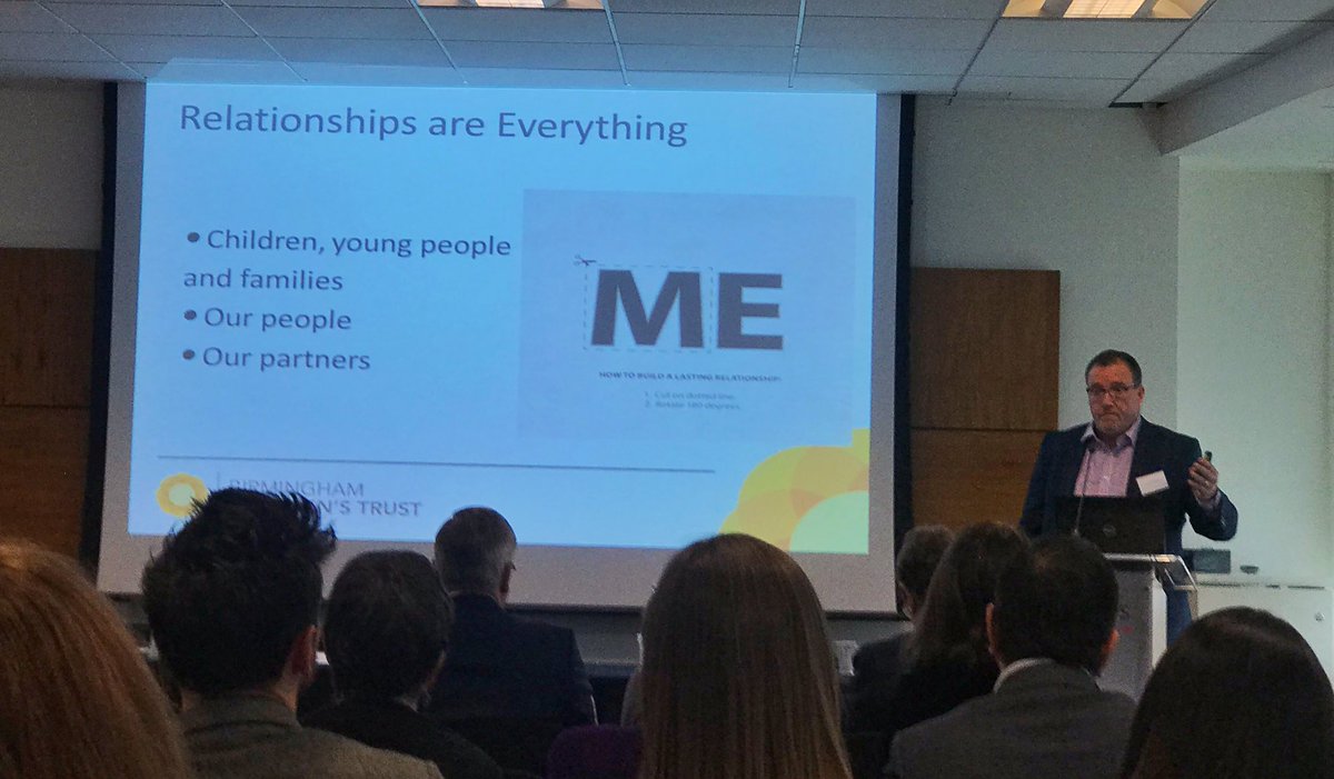suemarshbchcCF's tweet photo. Andy Couldrick’s message Relationships are everything: turn the Me into We #BhamCIF2018 https://t.co/kpXsPLfuhC