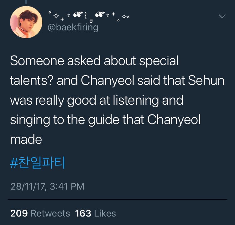 hunylicious964's tweet photo. Thank You Chanyeol For always believing in Sehun! He has always been Sehun's constant support system and visa versa❤
Hope their bond stays strong like this always!🔥❤

#HappyChanyeolDay #SEHUN  @weareoneEXO #EXO #찬열아생일축하해 #세훈 https://t.co/ERJO1BvPCe