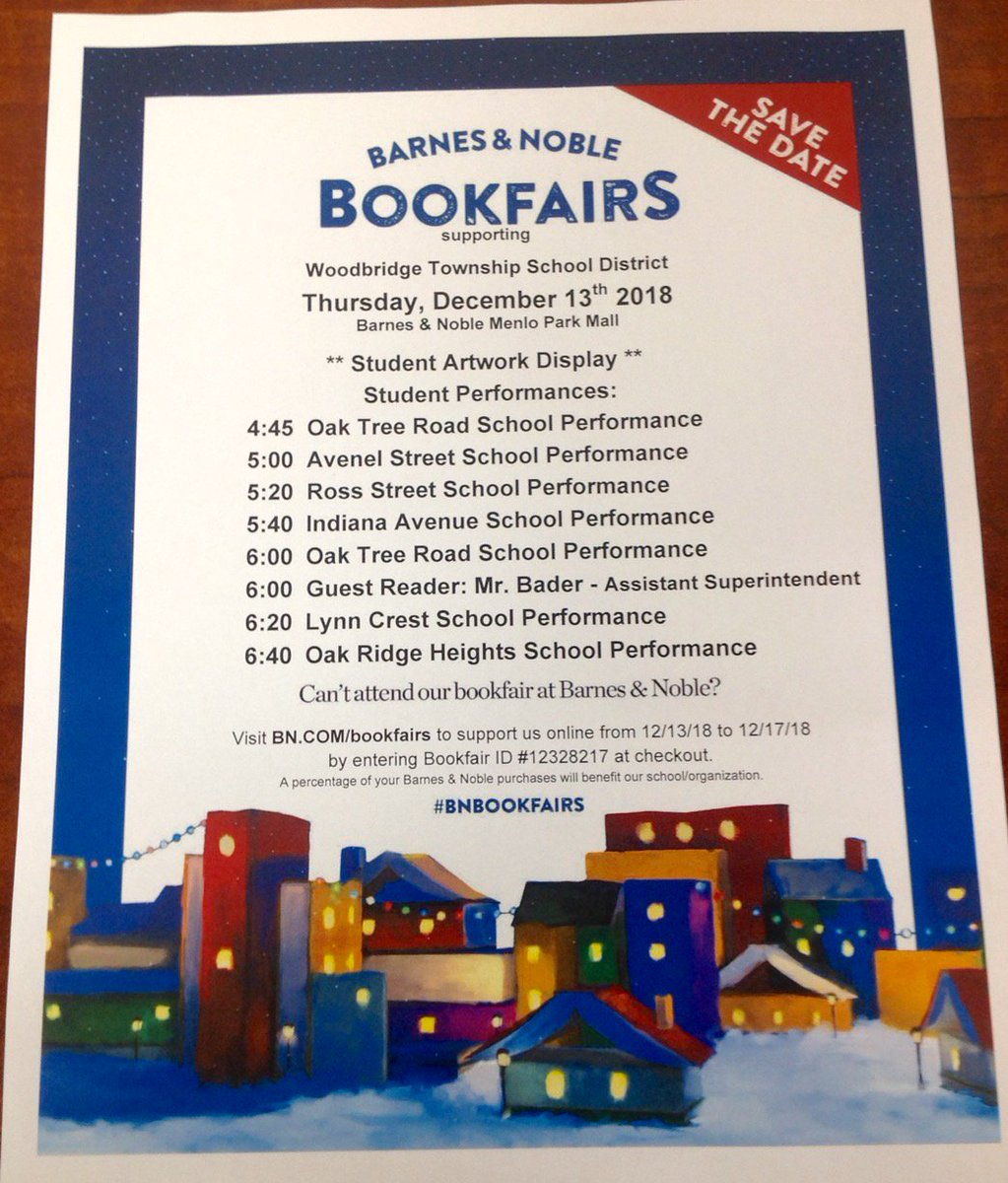Oak Tree Road School On Twitter Come On Out To Barnes Noble