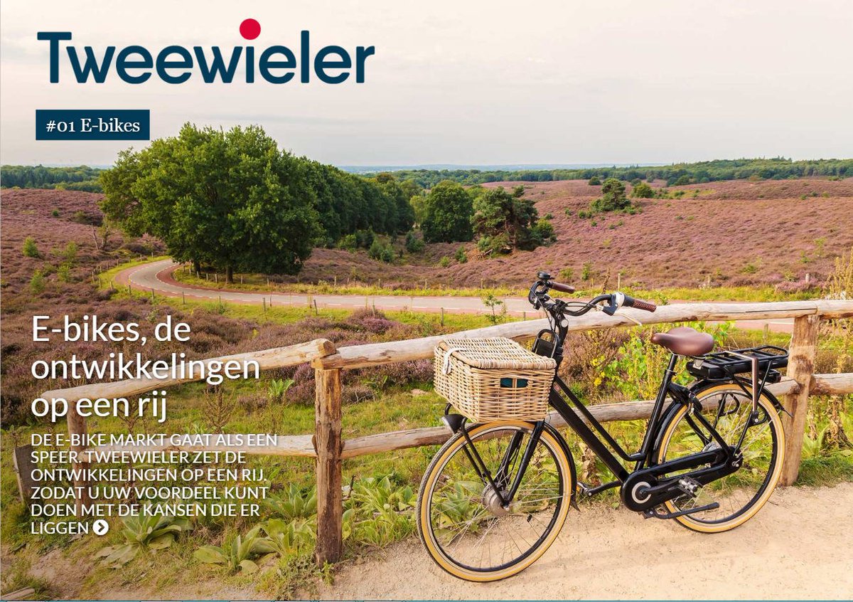 magzmaker's tweet photo. E-bikes zijn populair. Geen wonder dat het eerste online magazine van vakblad @tweewieler.nl over e-bikes goed is ontvangen (oa een riante gem. leestijd!.
https://t.co/SOxCno16Vj https://t.co/jQKVeA1s5J