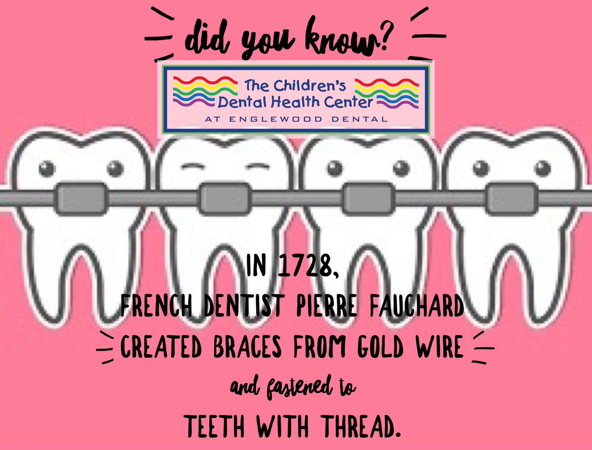 KidsSmileCenter's tweet photo. The first braces ever made were made out of gold wire!

#braces #straightteeth #dentist #orthodontist #dentistry https://t.co/SZNbOMF9nN