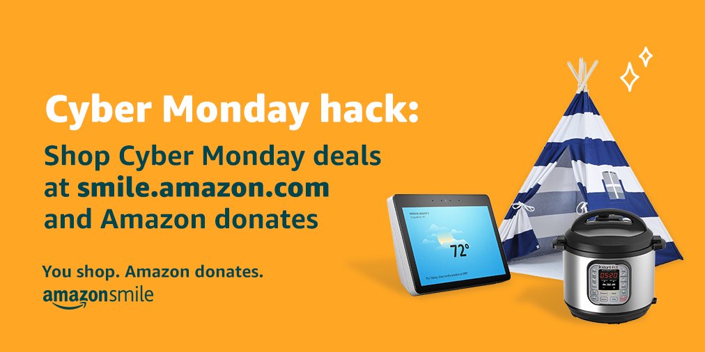 inspirecfl's tweet photo. This Cyber Monday, do your regular Amazon shopping at https://t.co/5q8mJ3DoLP and AmazonSmile donates to Kathleen Anderson Comprehensive Work Center Inc. dba Inspire of Central Florida. Happy Shopping!! https://t.co/45LAkjZsmc