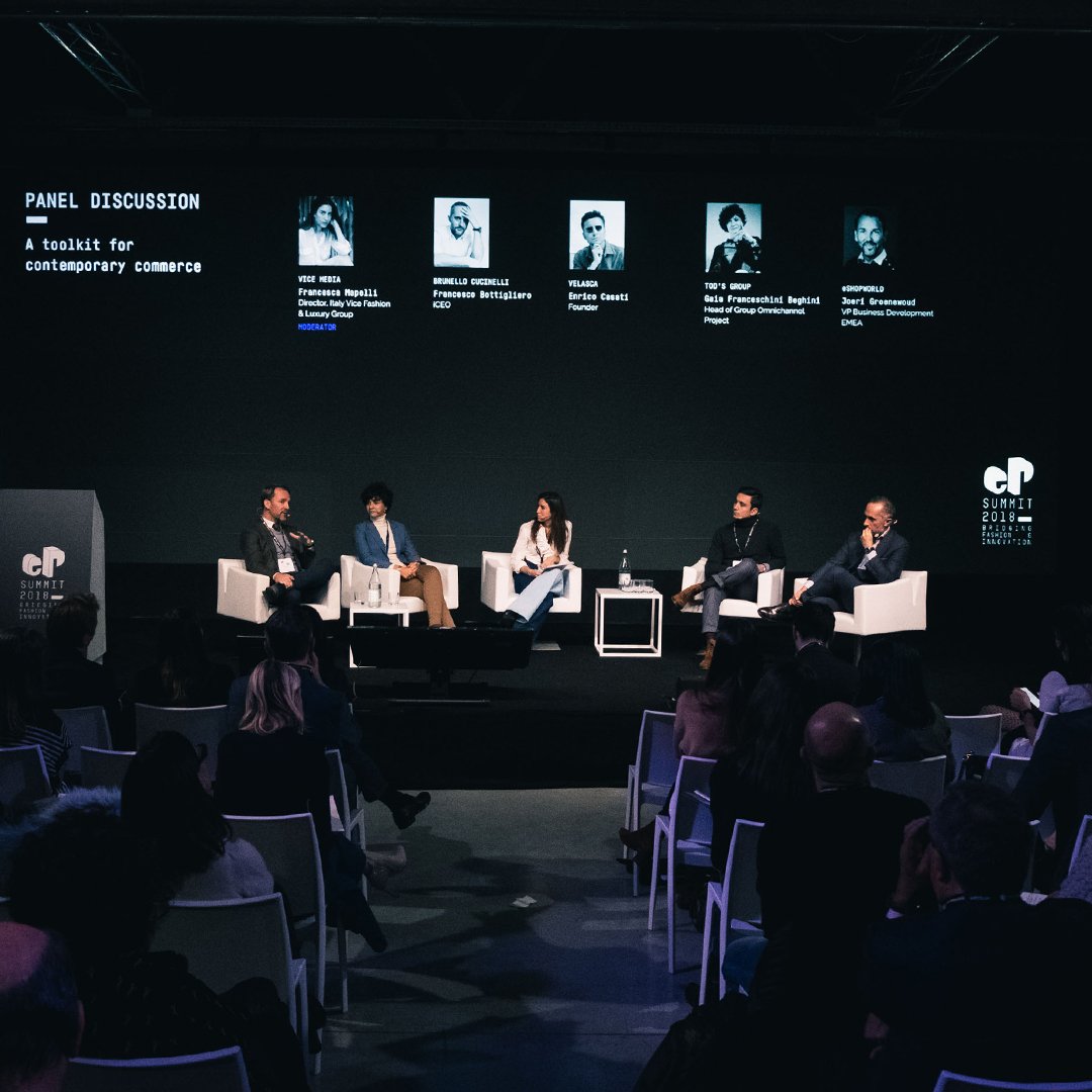 e_pitti's tweet photo. e-P Summit was surely a defining moment for the future of fashion. Take a look at the video and images of the event at https://t.co/KJjZ5uIfs4

#epittistyle #ePSummit2018 #digital #fashion https://t.co/8r7yjaWhv8