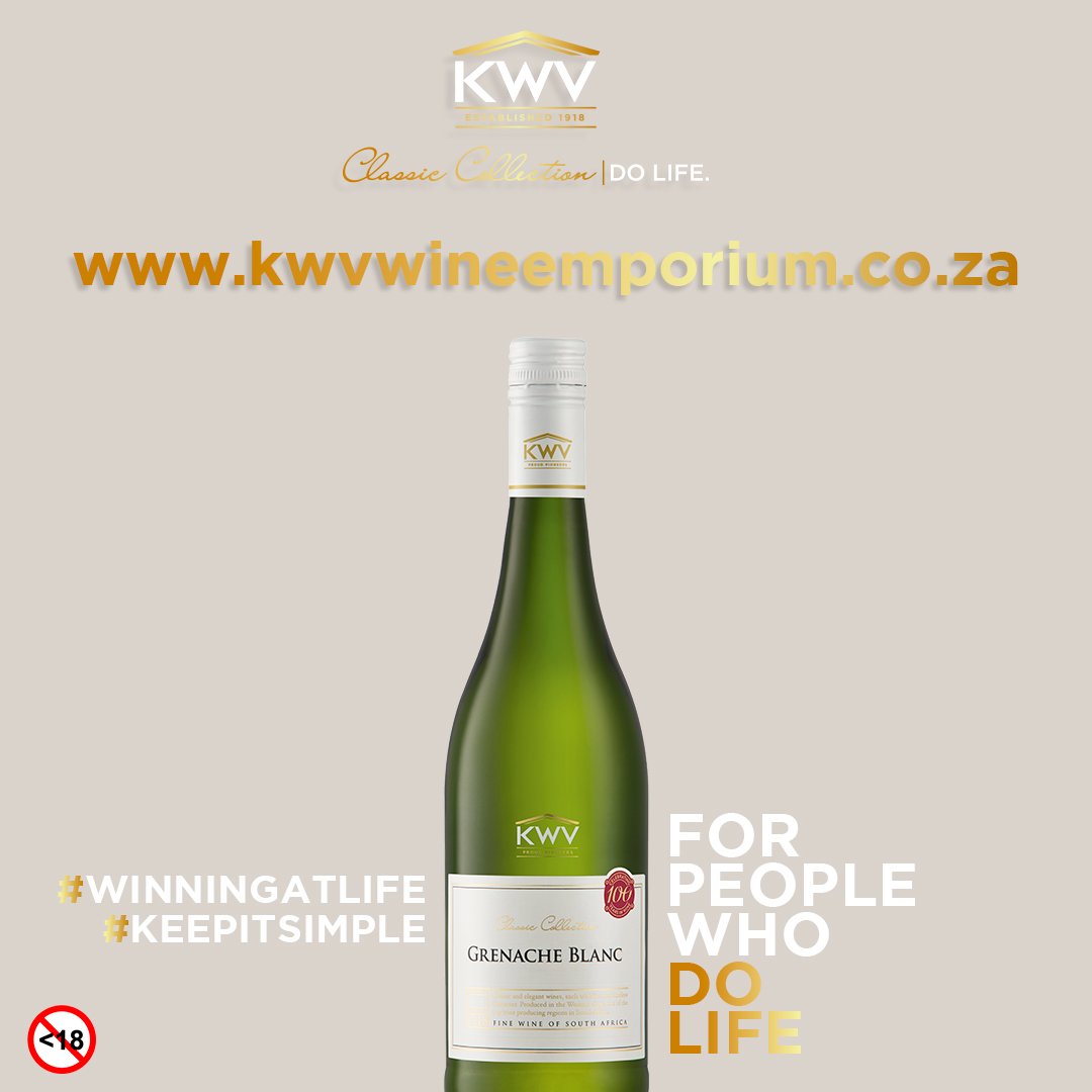 Treat yourself to a tasting of our KWV Classic Collection wine range at the KWV Wine Emporium.
#KWVclassic #KeepItSimple #DoLife #ClassicTasting