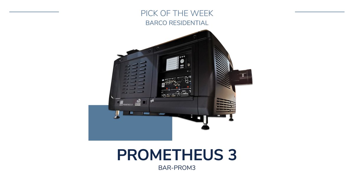 apextech_uk's tweet photo. Meet award winning Barco Prometheus 3 Projector https://t.co/uMxT92SN3d
#PickOfTheWeek #GTUKProducts #BarcoResidential #Projector https://t.co/fUTFVyZzEW