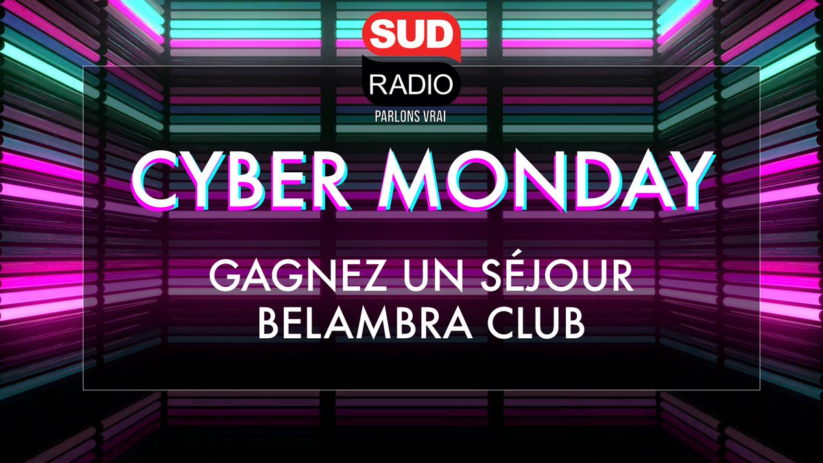 SudRadio's tweet photo. 🎁 #JeuConcours exclusif #CyberMonday sur notre page #Facebook : cliquez ci-dessous et participez à ce #JeuFlash pour gagner un #Séjour d'une semaine en demi-pension pour 4 personnes avec @Belambra 🏔️🏖️

https://t.co/IkJxOScDmS https://t.co/EIqjPUxQco