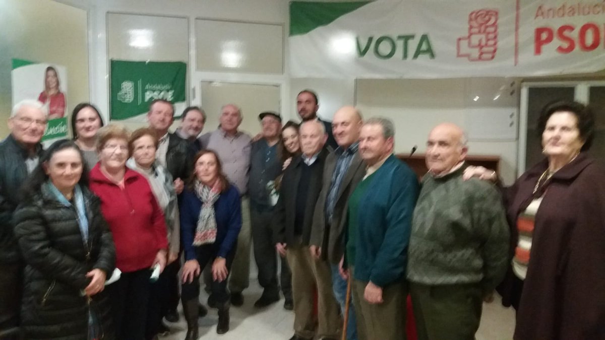 JuanBalbinGa's tweet photo. Intenso fin de semana. Con el PSOE, en Noguerones, Alcaudete. https://t.co/1EE2bNwlPw