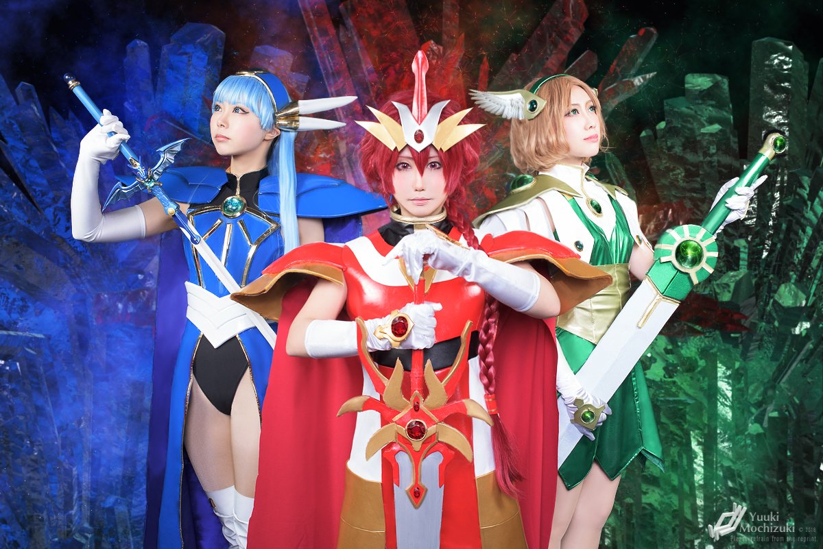 VMW_Yuki's tweet photo. 【コスプレ/cos】
魔法騎士レイアース/Magic Knight Rayearth

光:@Pombat
海:@piyopiyouka
風:@ri_a0708

Photo:@VMW_Yuki https://t.co/xgwq1by41N