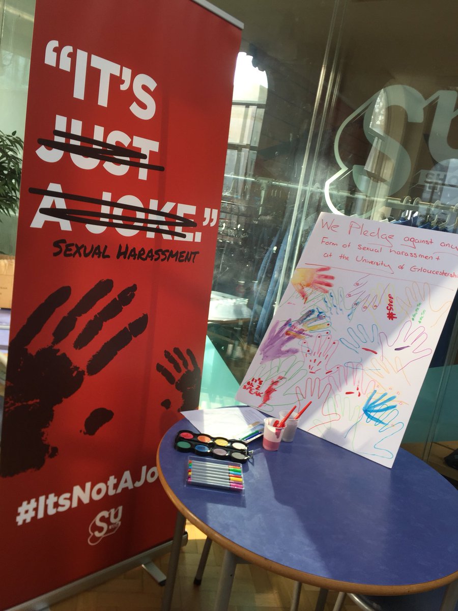 It’s anti sexual harassment campaign week from Monday 26th to Friday 28th of November! Please sign our pledge we will be traveling to different campuses!  #itsnotajoke