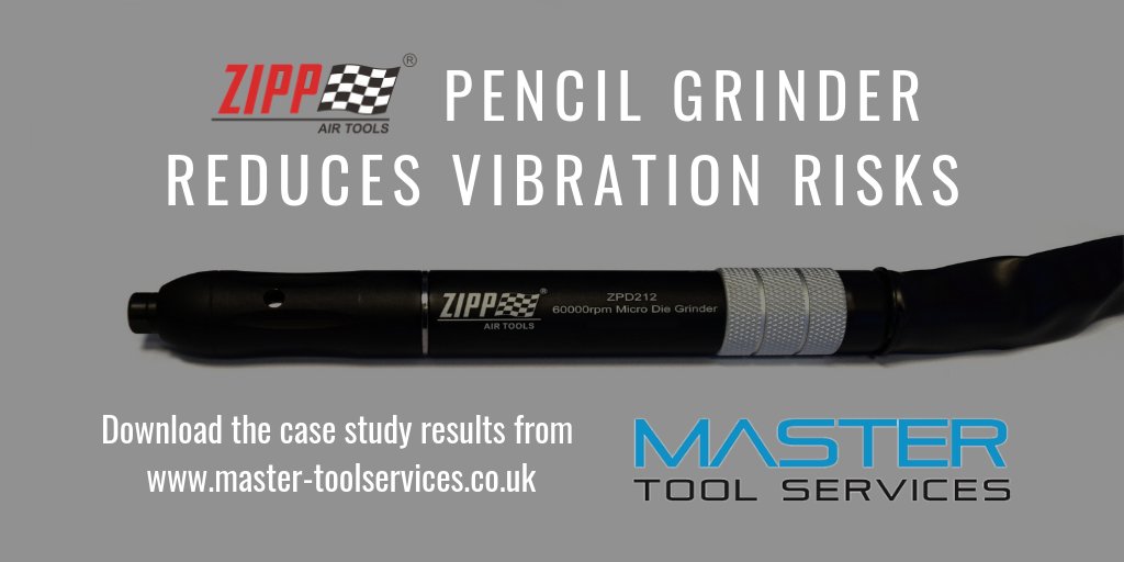 MasterAbrasive's tweet photo. Download our case study for the impressive #HandArmVibration results on #ZIPPtools pencil grinder ZPD212: https://t.co/OOInRTaxbl #metalworking #MetalRemoval #PencilGrinder #HAVS #vibration https://t.co/E83JSP0Zld