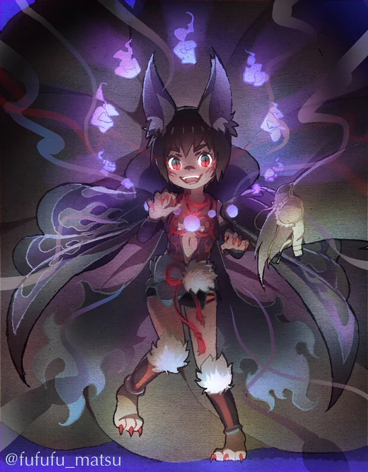 闇堕ち九尾キン子ちゃん 