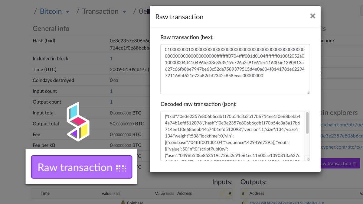Now it’s possible to retrieve raw transactions in hex format using Blockchair — just click the “Raw transaction” button! As always, we make it available for $BTC, $BCH, $ETH, and $LTC, and there’s an API call for that as well (see API v.2.0.8 docs: github.com/Blockchair/Blo…)