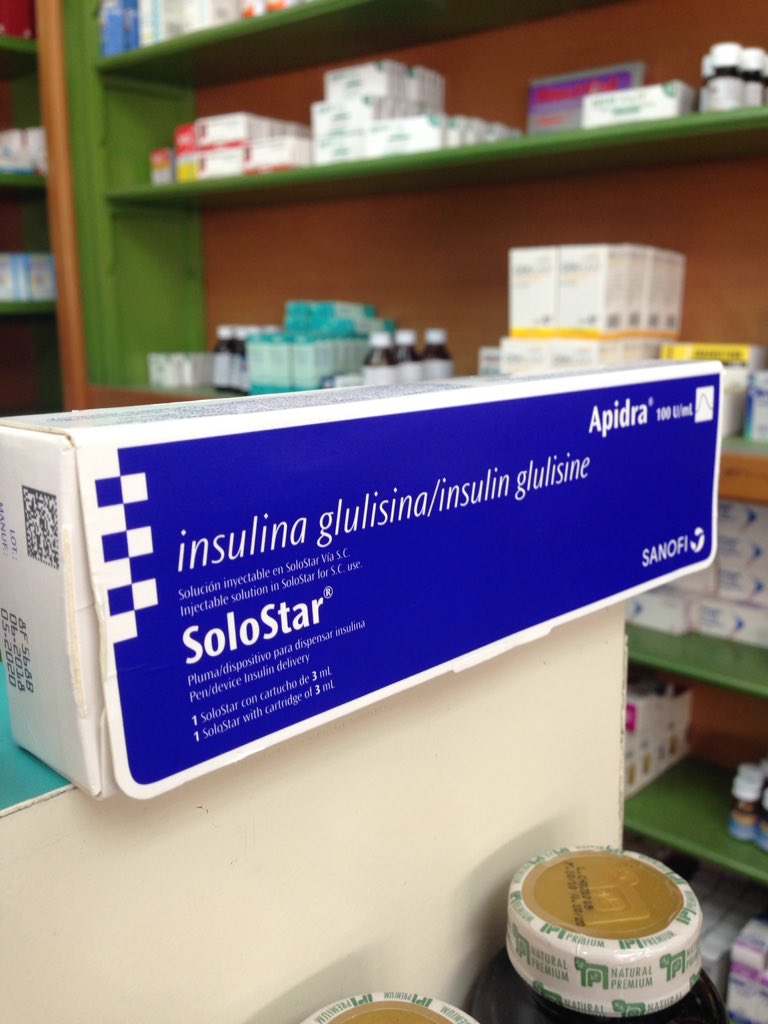 Insulina Apidra soloStar 100U/ml #insulina #disponible #ciudadBolívar