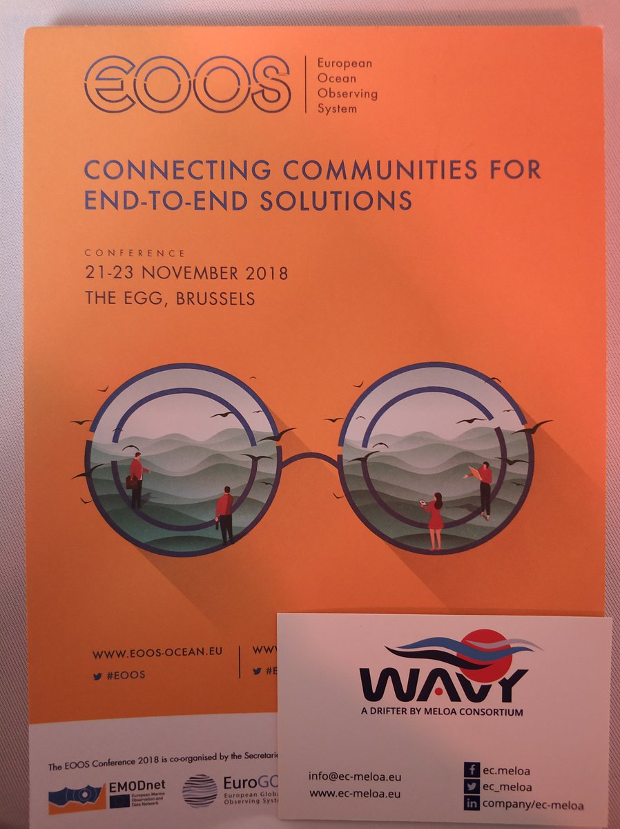 ec_meloa's tweet photo. Great experience at #EOOSConference18, in #Brussels, connecting #OceanObserving communities. Important step forward for a better collaboration at #European & international level, with #EOOS! https://t.co/F6Z2phsaoq
