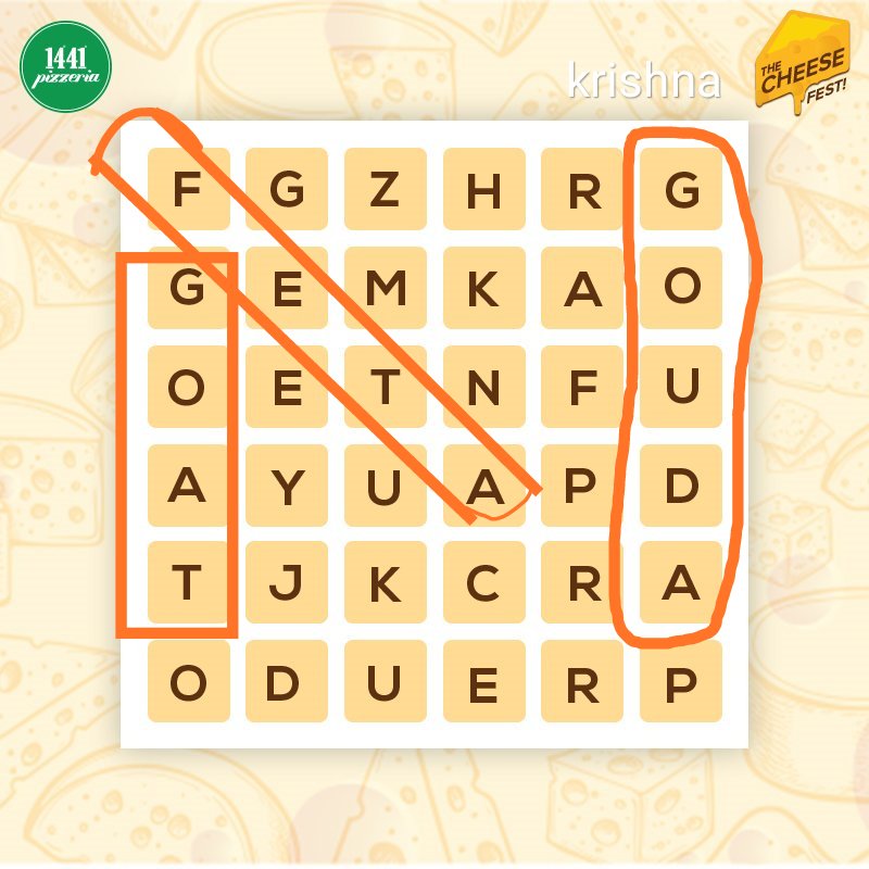 krish23jr's tweet photo. @1441_Pizzeria Found The 3 Cheese names
@1441_Pizzeria
@iam_smitpanchal
@samraaaaaaaa_
#1441Pizzeria #MakeYourOwn #WoodFiredPizza #UnlimitedToppings #UnlimitedCheese
#TheCheeseFestival
#TheCheeseFest #Mumbai https://t.co/J16ZijQpcU