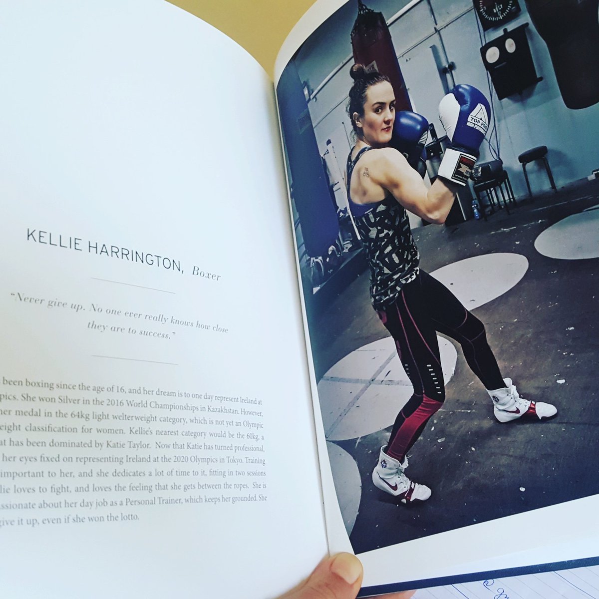 awomansworkbook's tweet photo. Kellie Harrington: "Never give up. No one ever really knows how close they are to success." @Kelly64kg 
#World #boxing #champion #golden #girl
CONGRATULATIONS ❤❤ https://t.co/JwYi7mw31k
