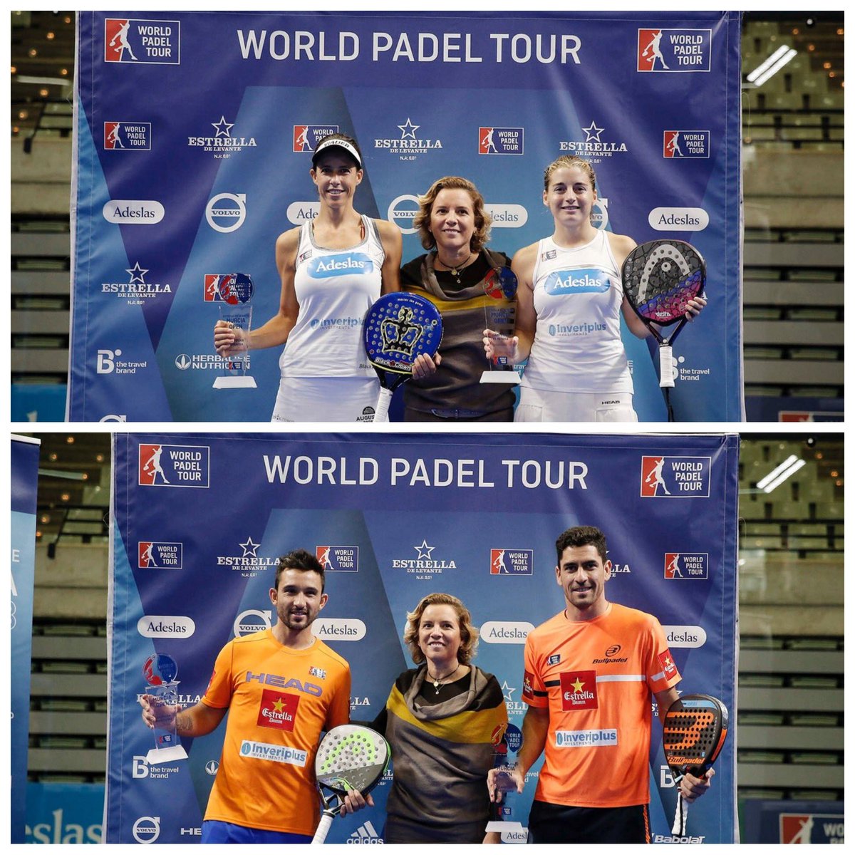 🇪🇸 Muchas felicidades a los Campeones del #wptmurciaopen <a href="/AleeeeSalazar/">Alejandra Salazar</a> <a href="/martamarreromar/">marta marrero marrer</a> <a href="/sanyoGutierrez/">Daniel Gutierrez</a> <a href="/MaxiSanchezOfi/">Maxi Sánchez 🦈</a> !🏆🔝

🇬🇧 Congratulations to the Champions!🏆🔝

#padel #workinpadel