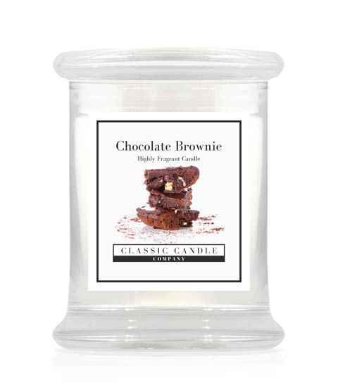 ClassicCandleCo's tweet photo. Indulge with our calorie and guilt free #ChocolateBrownie this #NationalCakeDay. Filled with true cocoa goodness, a rich chocolate fragrance with sugary sweetness and a buttery top note. Pure Indulgence. https://t.co/JX3ctTusGX