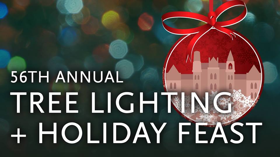 Otterbein's tweet photo. This Friday, Nov. 30, join @otterbeinpres Comerford, Chaplain Guion-Utsler, Towers Brass, OtterTuned, Santa, @RSA_Otterbein and @CABOtterbein for the 56th annual #Otterbein Tree Lighting at 5:30 p.m., on Towers Hall Lawn. Visit https://t.co/qktmjutu1t for more info and tickets! https://t.co/ppdSaqBBOh
