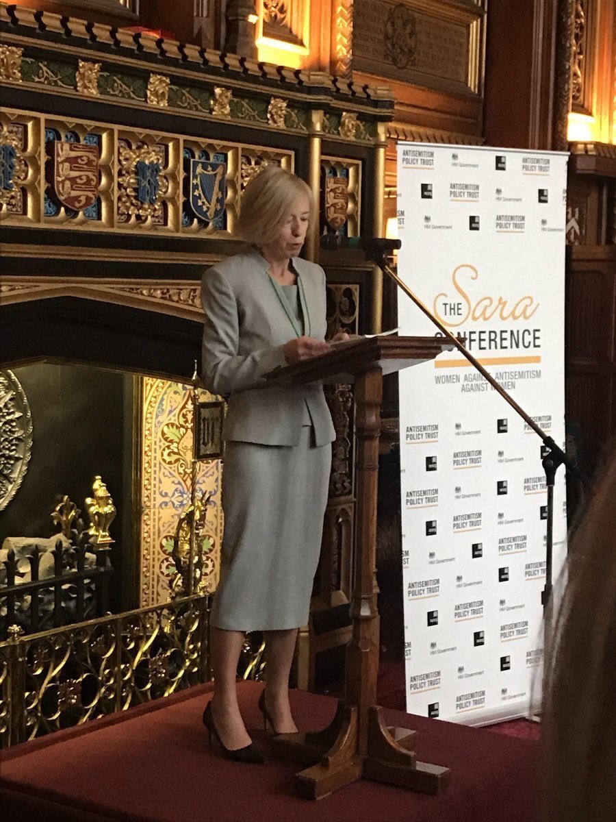 PiaAzzuri's tweet photo. So honoured to represent #jewishinteractive and be a part of #saraconf18 in Westminster this morning. Highlighting #antisemitism against women. With @AntisemPolicyTrust and speakers 
@lucianaberger @sirjohnbercow @unesco @victoriaatkins @margarethodge https://t.co/Si5GBxVj3T