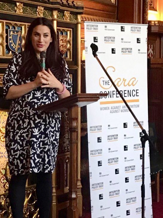 PiaAzzuri's tweet photo. So honoured to represent #jewishinteractive and be a part of #saraconf18 in Westminster this morning. Highlighting #antisemitism against women. With @AntisemPolicyTrust and speakers 
@lucianaberger @sirjohnbercow @unesco @victoriaatkins @margarethodge https://t.co/Si5GBxVj3T