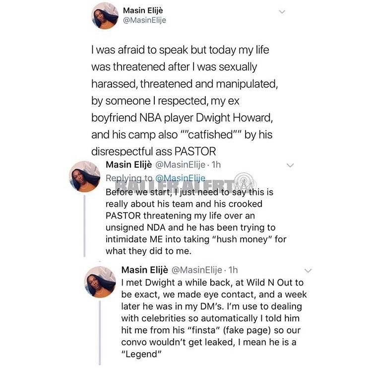 breakfastclubam's tweet photo. @cthagod gives #donkeyoftheday to @MasinElije for weaponizing sexuality to shame #DwightHoward https://t.co/ZbBzCrAOD5